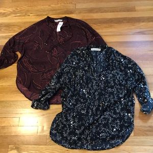 Long sleeve roll up shirts